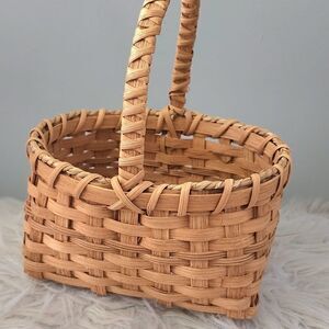 Handcrafted wicker basket